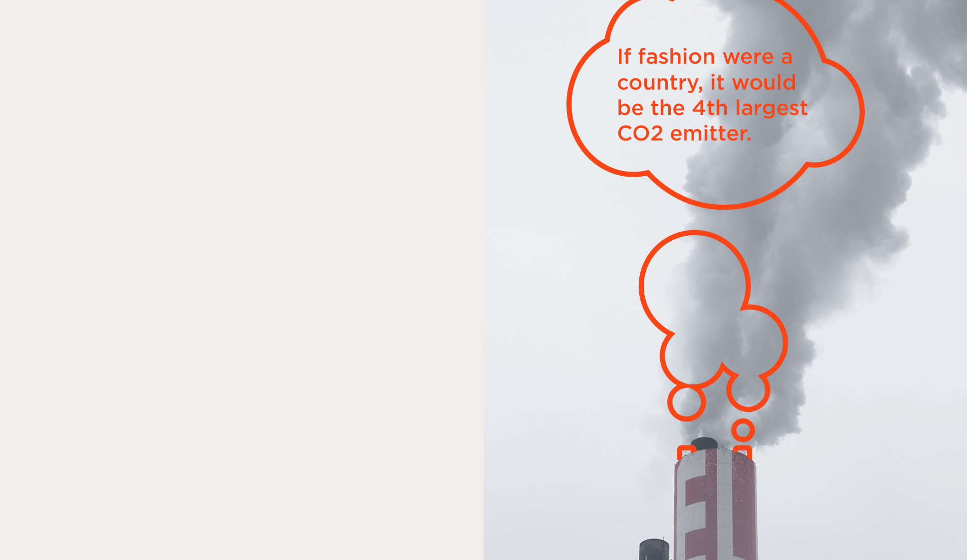 carbon emissions from the fashion industry impacting climate change