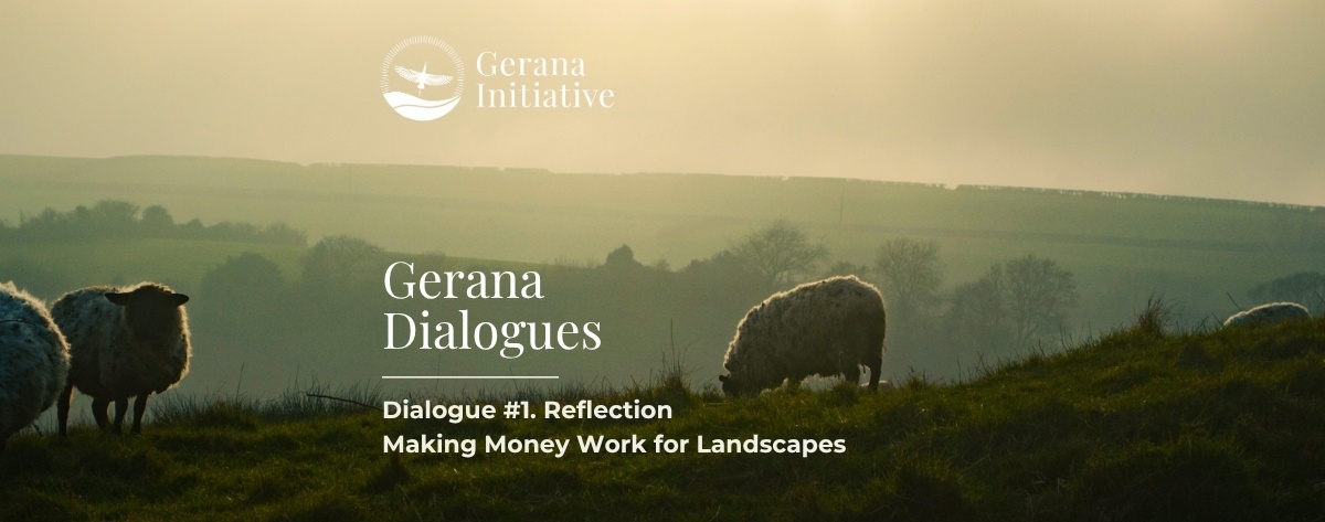 Gerana Dialogue: Reflection on Making Money Work for Landscapes