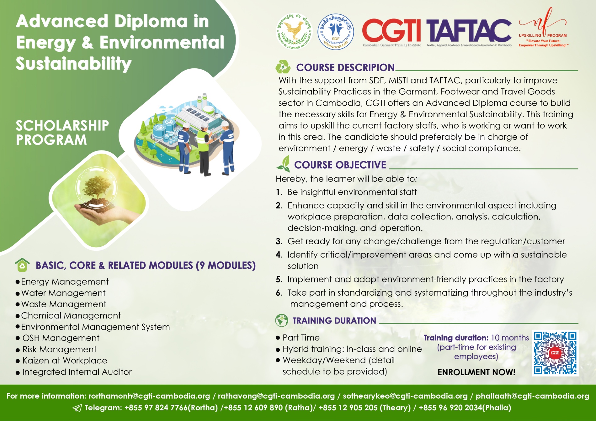 CGTI Continues to Drive Sustainability and Safety in Cambodia’s GFT Sector
